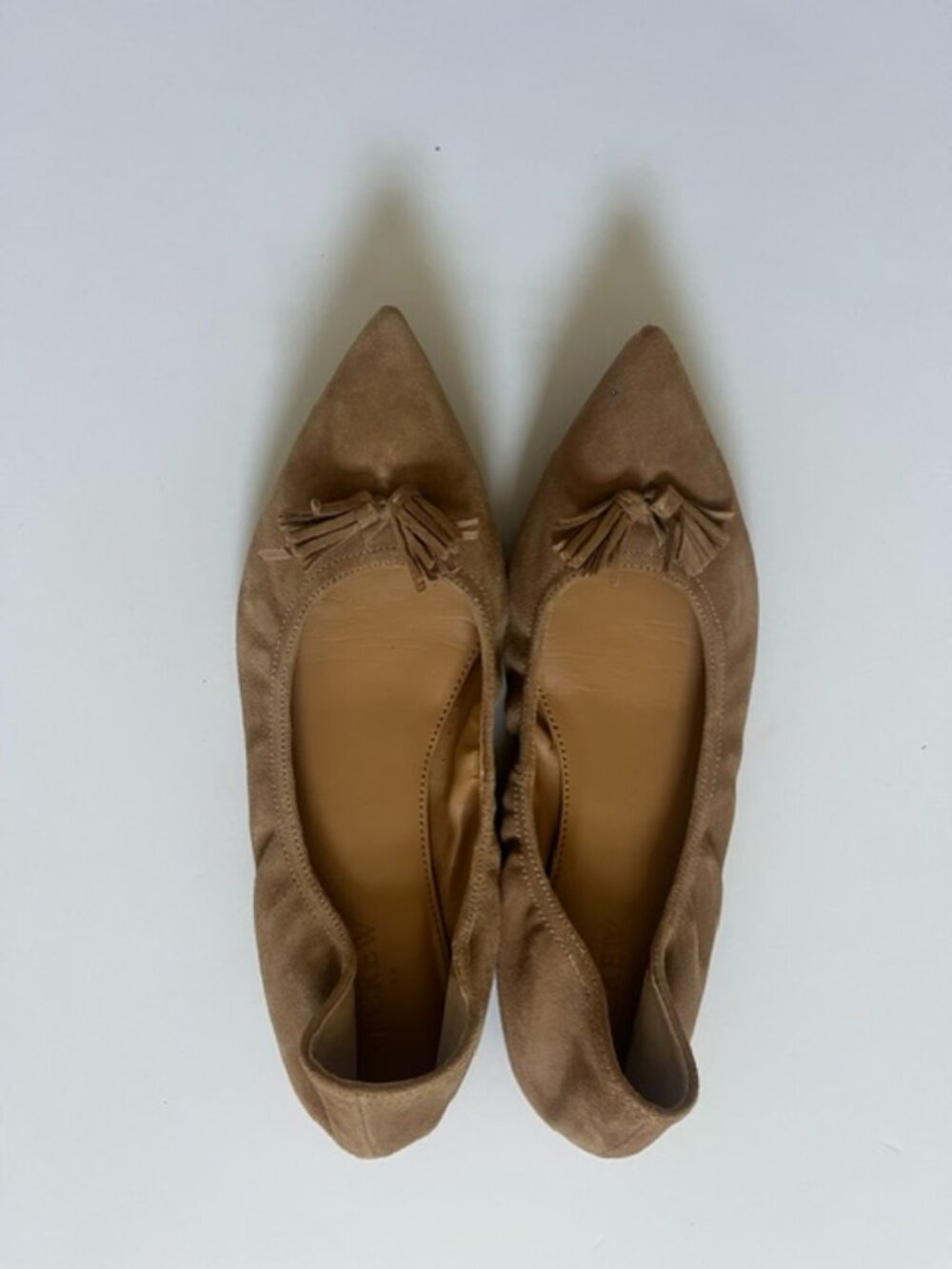 Women's J. Crew Tan Suede Flats 8